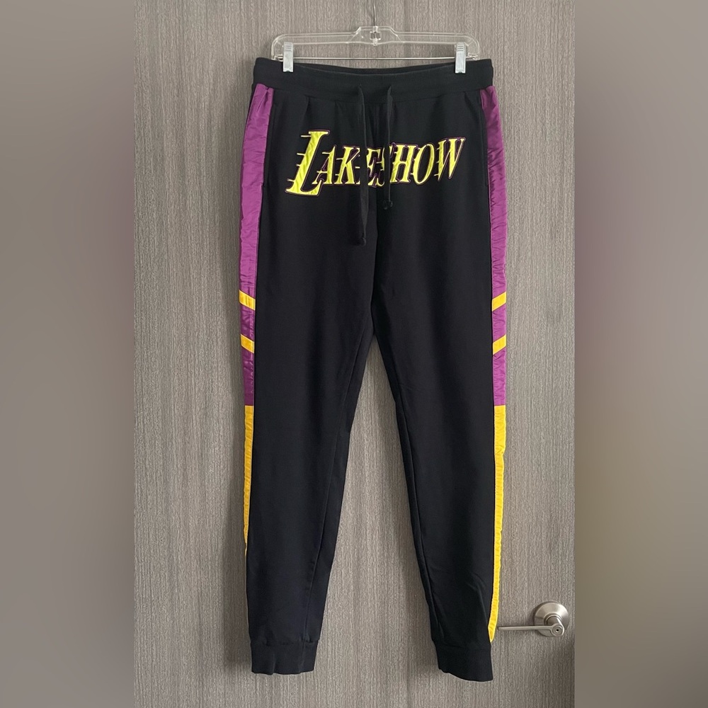 N$VNE Lakeshow Joggers - Retro NBA Fanwear - Size Large